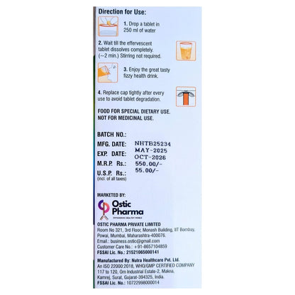 Ostisterone: Wellness Product for Male | Orange Flavour | Multivitamins and mineral | 10 Tablets
