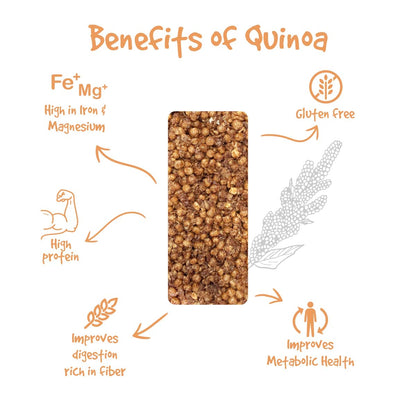 Eat Anytime Healthy Energy Quinoa Bar | Gluten Free & High Fiber | Ener- image 5