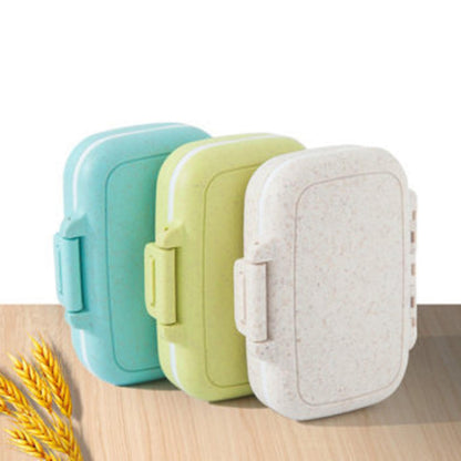 ECOMISTIQ®2xPill's Box Mini Portable Pills Organizer Case for Fish Oil Supplements Daily Beige|Health & Beauty|Health Care|Pill Boxes, Pill Cases