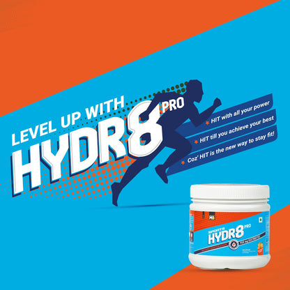 MuscleBlaze Sports Hydr8 PRO (Zesty Orange, 300g, 30 Servings)|950mg El- image 8