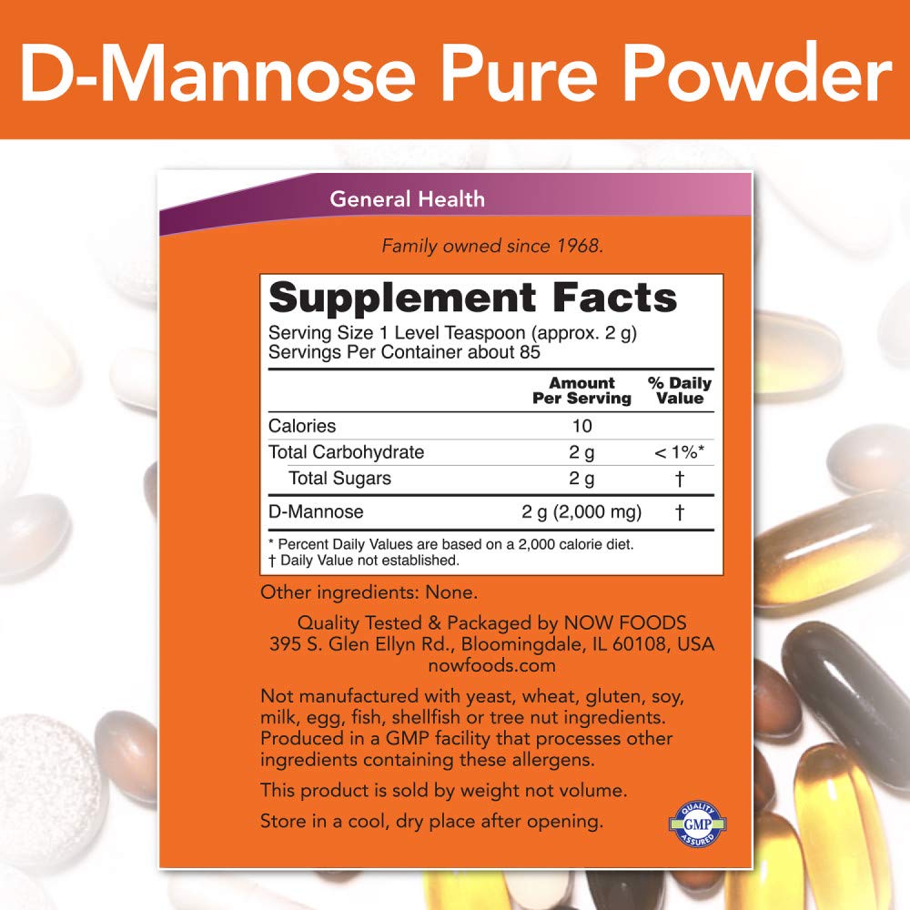 D-Mannose 100% pure powder/6 oz- image 16