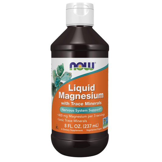 Now Foods Liquid Magnesium with Trace Minerals, 8 fl oz