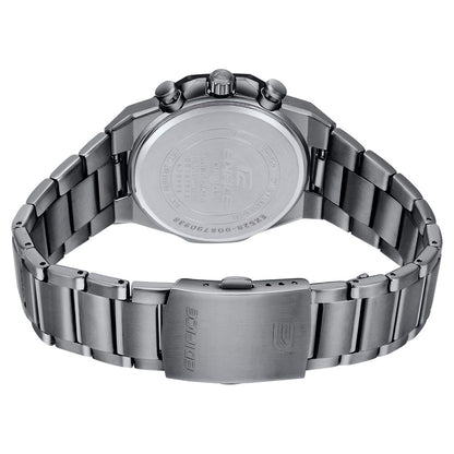 Casio EDifice EFS-S570DC-1AUDF Gray Analog Dial Gray Ion Plated Stainless Steel Band Men's Watch Solar Powered Sapphire Glass EX529