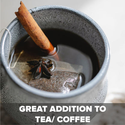 EL The Cook Whole Star Anise Seeds (Chakri Phool) Spice | Fresh, Pure & Natural, Vegan, Gluten Free, NON-GMO, Resealable Bag | For Cooking, Chinese, Tea, Baking etc | 80 gm