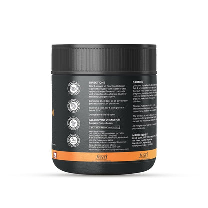 NewYou Collagen Active Performance Booster | Enhances Joint Movement, Bone Strength & Flexibility | Helps Reduce Back & Knee Pain | Japanese Marine Collagen + Glucosamine + Hyalu