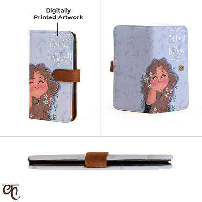 Kalankit Women's Wallet | Stylish Passport Bi-Fold Zipper Purse with Card Slots, Cash & Coin Pocket | Compact Daily Use Ladies Wallet | Gift for Women & Girls