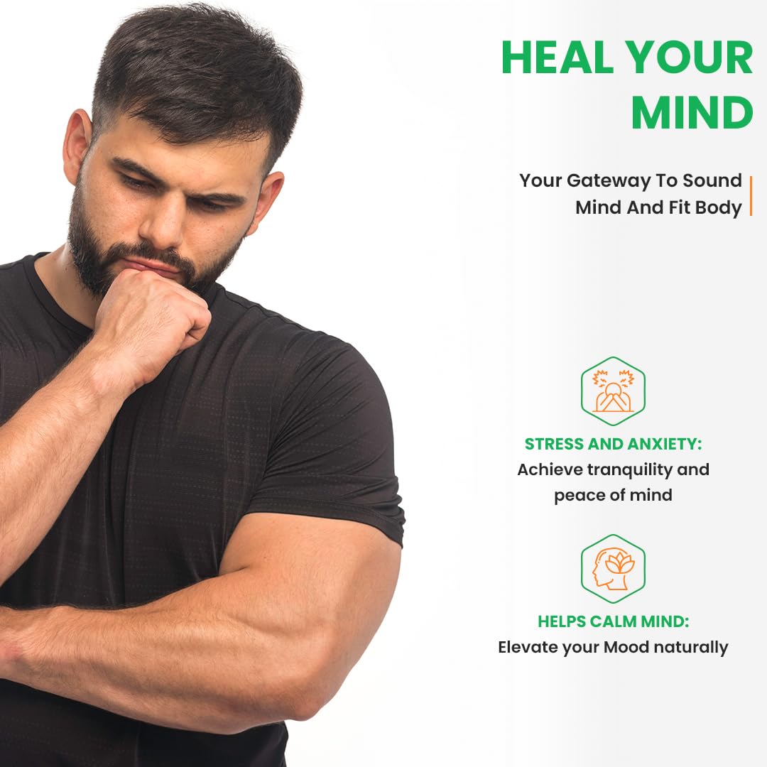 NATURYZ Clinically Researched KSM 66 Ashwagandha 500mg Gummies with Vitamin D3 | Strength, Energy, Immunity, Power & Stamina | Relax, Refresh Mind & Body | No Added Sugar | Gluten-Free, 30 Gummies(Orange Flavour)