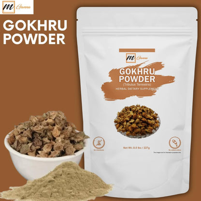 mGanna Gokhru Powder/Tribulus Terrestris for Skin and Health Care 227gm / 0.5lbs