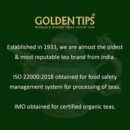 Golden Tips Earl Grey Loose Leaf Black Tea Blended With Oil Of Bergamot, Brew Hot/Iced Tea, (100 Gram, 50 cups)