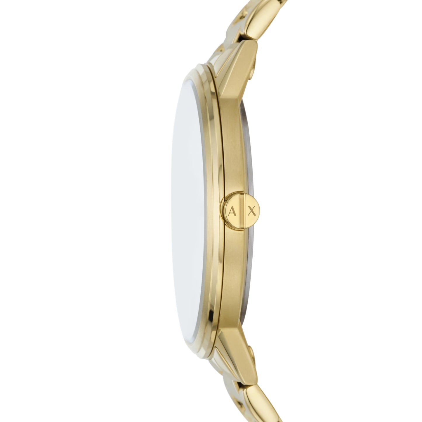 Armani Exchange Analog Gold Dial Men's Watch-AX7144SET