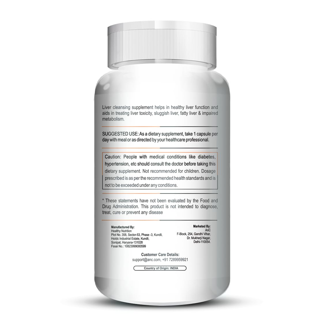 ANC Herbal Liver Detox With Milk Thistle and Dandelion for Fatty Liver- image 3