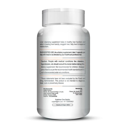 ANC Herbal Liver Detox With Milk Thistle and Dandelion for Fatty Liver- image 3