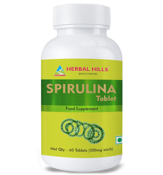 Herbal Hills Spirulina Tablets 60 Tablets (Pack of 5)