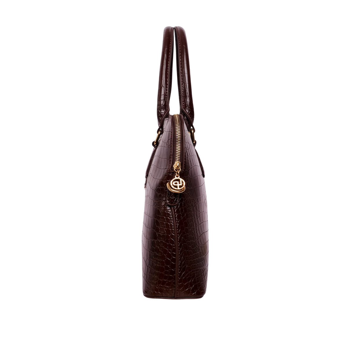 Lino Perros Womens Synthetic Leather Satchel, BROWN
