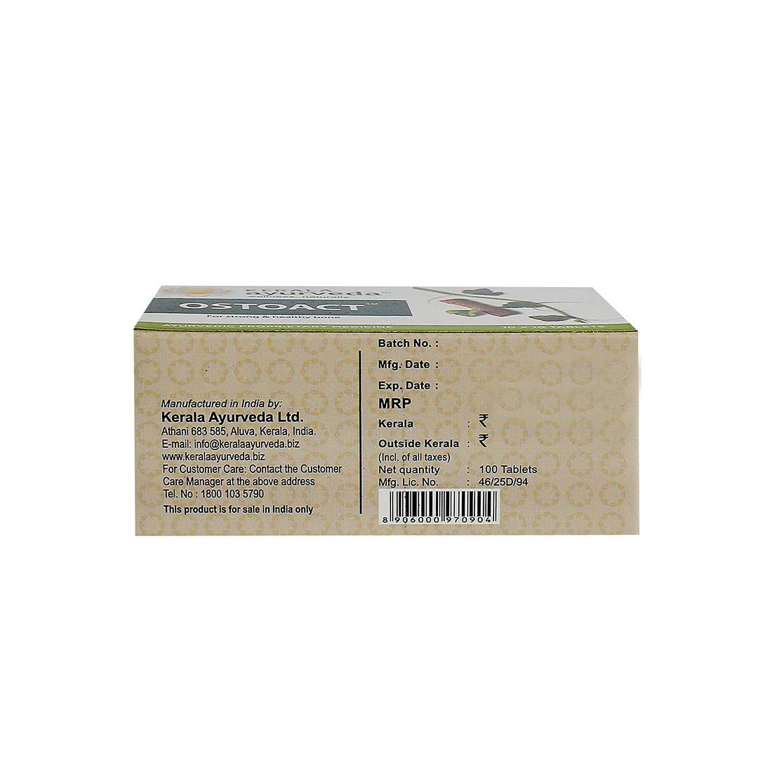 Kerala Ayurveda Ostoact Tablet - 100 Tablets- image 5