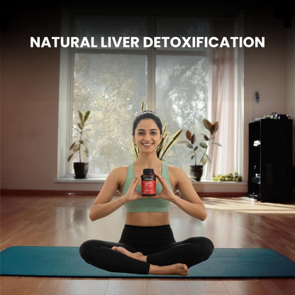 Reliwish Liver Detox Supplement | Milk Thistle with N-Acetyl Cysteine 900 mg | Supports Healthy Liver Function, Detox & Digestion | Plant-Based, Non-GMO | 60 Veg Capsules