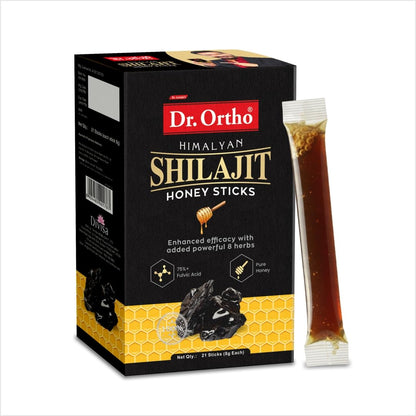 Dr. Ortho Himalayan Shilajit Honey Sticks - 21 Sticks
