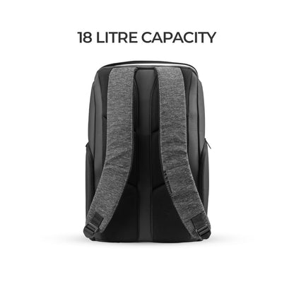AETHON | Infusion 15.6-inch Laptop Backpack | Water-Resistant with Multiple Pockets for Office, Travel | Shoulder Bag Made with Lightweight, Durable PE Material (Grey)