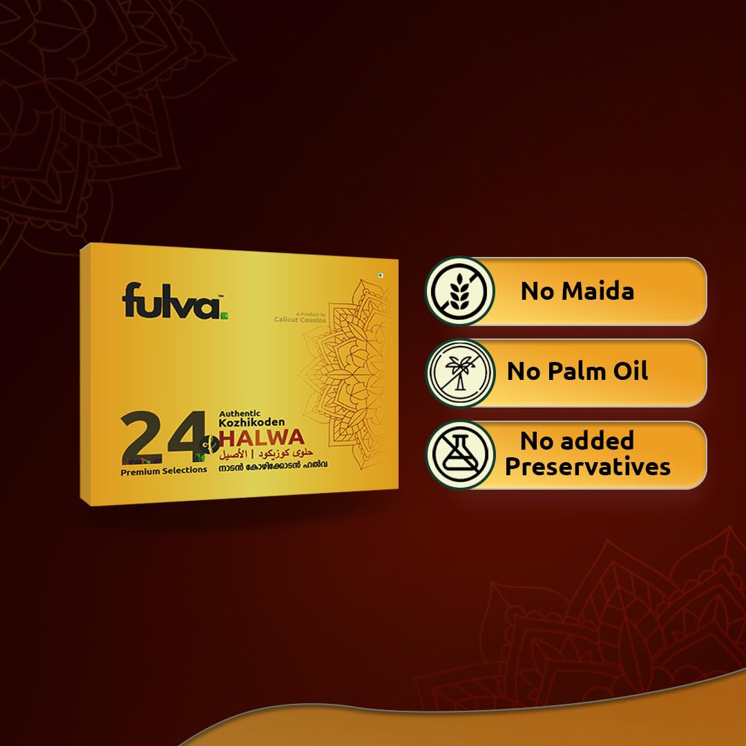 Fulva Authentic Kozhikoden Halwa, 24 Premium Selections