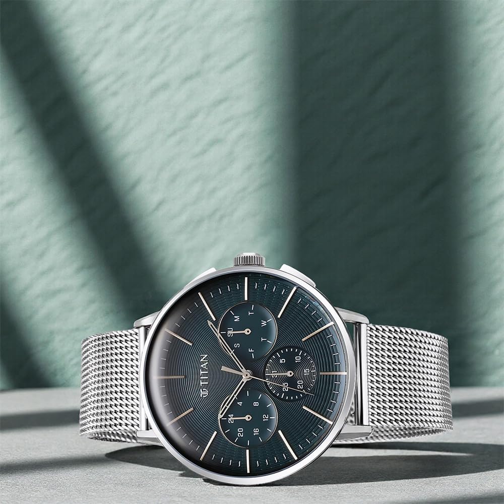 Titan Analog Anthracite Dial Men's Watch-90200SM01- image 4