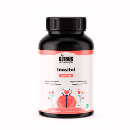 CITRUS NUTRACEUTICAL Inositol 650 mg- 60 Capsules