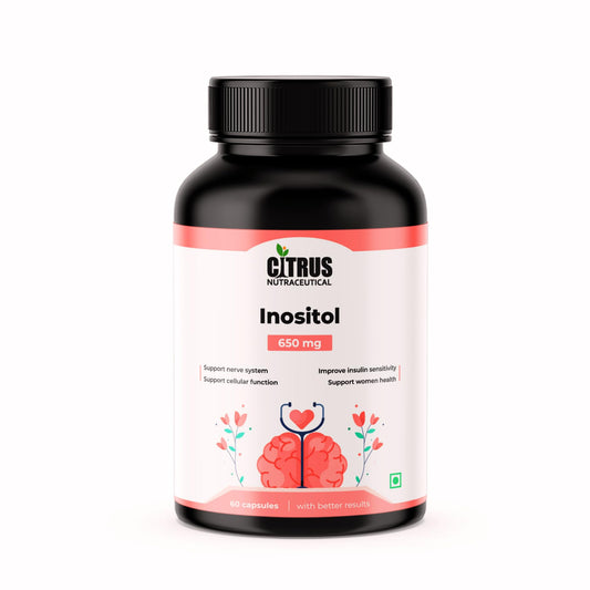 CITRUS NUTRACEUTICAL Inositol 650 mg- 60 Capsules