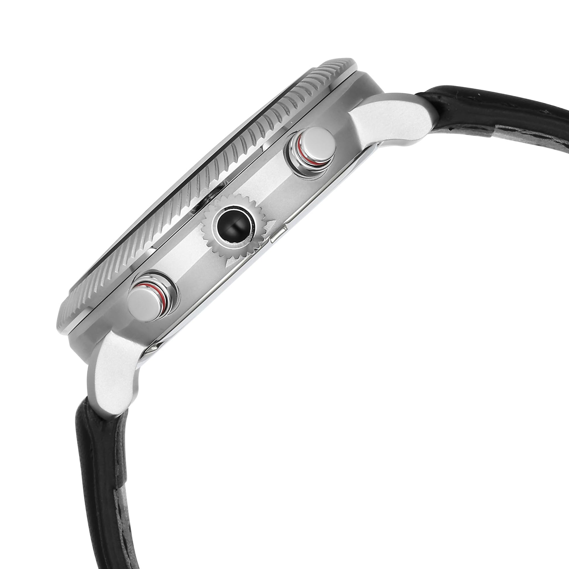 Titan Regalia Stellar Quartz Multifunction Black Dial Leather Strap Wat- image 7