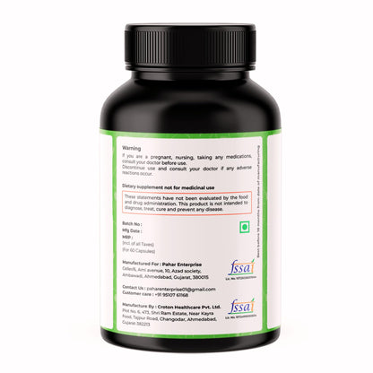 VREEX Carica Papaya Leaf Extract 500 mg – Supports Healthy Platelet Function, Immunity & Digestion – Natural Herbal Supplement (60 Capsules)