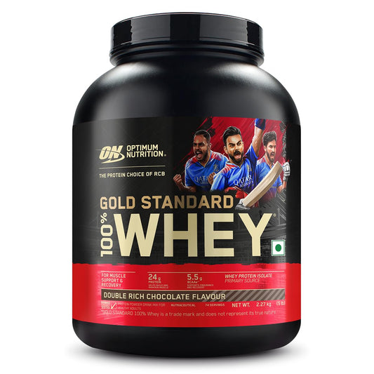 Optimum Nutrition (ON) Gold Standard 100% Whey Protein Powder 5 lbs, 2.27 kgs (D