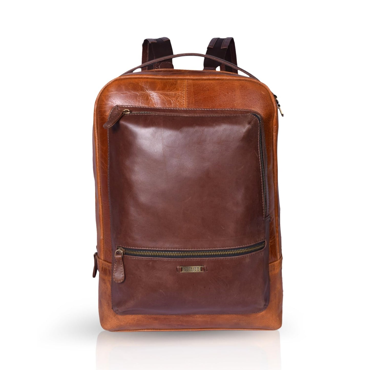 STRUTT Air Lightweight Travel Back Pack for Men & Women Waterproof, Anti-Theft, Durable Small Back Pack for Work, College & Hiking - BROWN