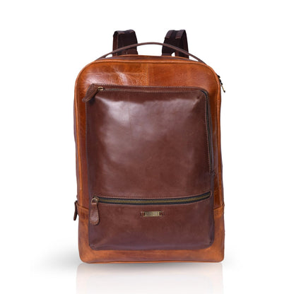 STRUTT Air Lightweight Travel Back Pack for Men & Women Waterproof, Anti-Theft, Durable Small Back Pack for Work, College & Hiking - BROWN
