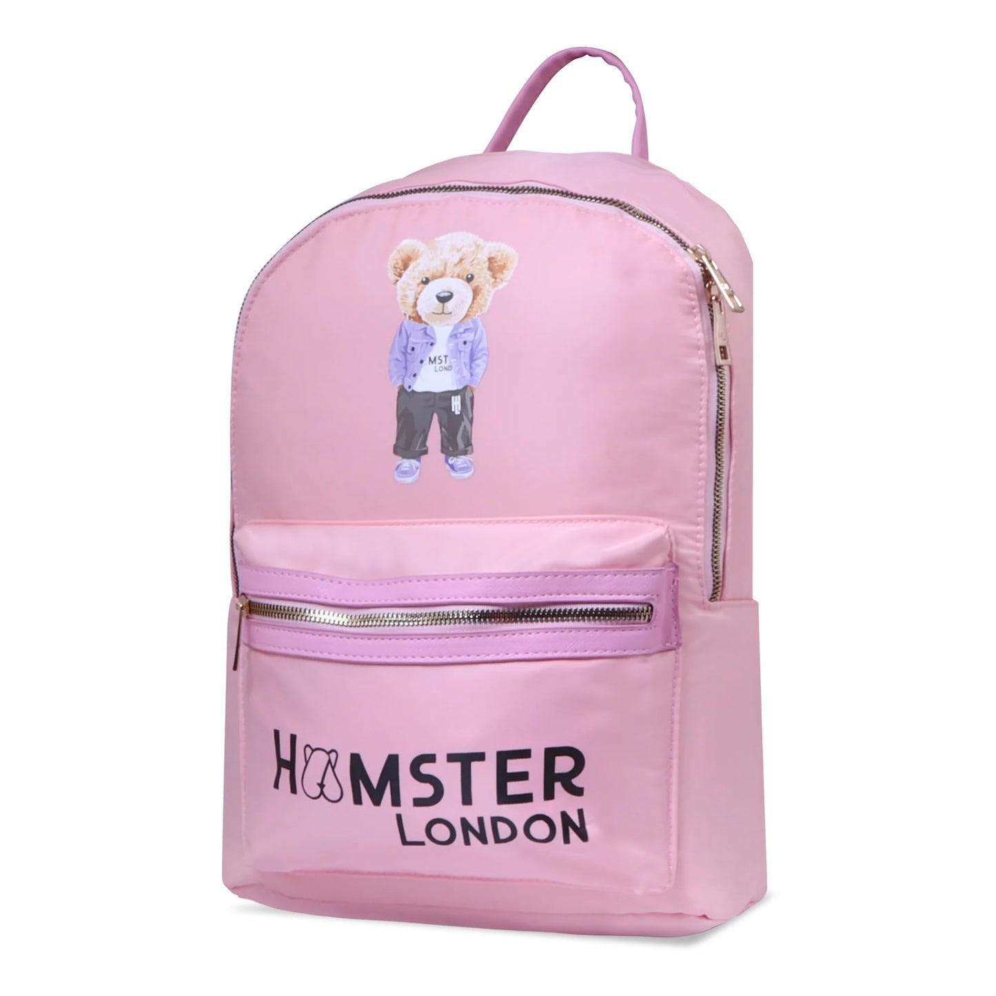 Ted H Limited Edition Backpack – Stylish and Spacious Backpack, 29x13x35 cm (Light Pink)