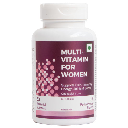 NutriEkspert Multivitamin for Women. Minerals, Anti-Oxidants,Green Tea, 53 Essential Nutrients,9 Performance Blends. Joints & Bones,Weight Management,Immunity,Fitness Performance-60 Tablets