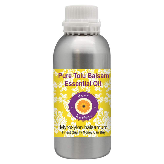 Deve Herbes Pure Tolu Balsam Essential Oil (Myroxylon balsamum) Natural Therapeu