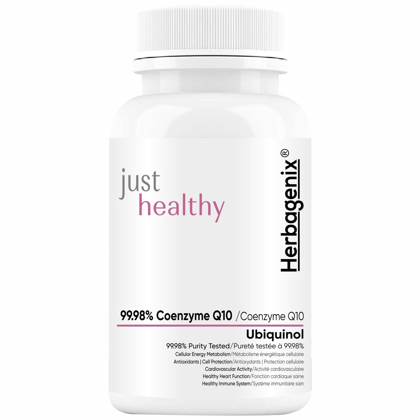 HERBAGENIX Coq10 Coenzyme Q10 300mg With Alpha Lipoic Acid Ala, Omega 3 Fatty Acid, Lycopene, Bioperine And Vitamin B1, B2 And B6 To Good Health Supplement-60 No Sugar Veg Tablets (No Capsule)