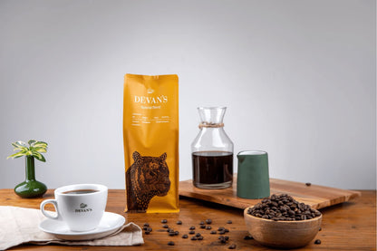 1962 Devan's South Indian Early Bird Special Blend Filter Coffee Beans: Coffee : 100%, (Medium Roast) 500 Gms (Beans), Bag