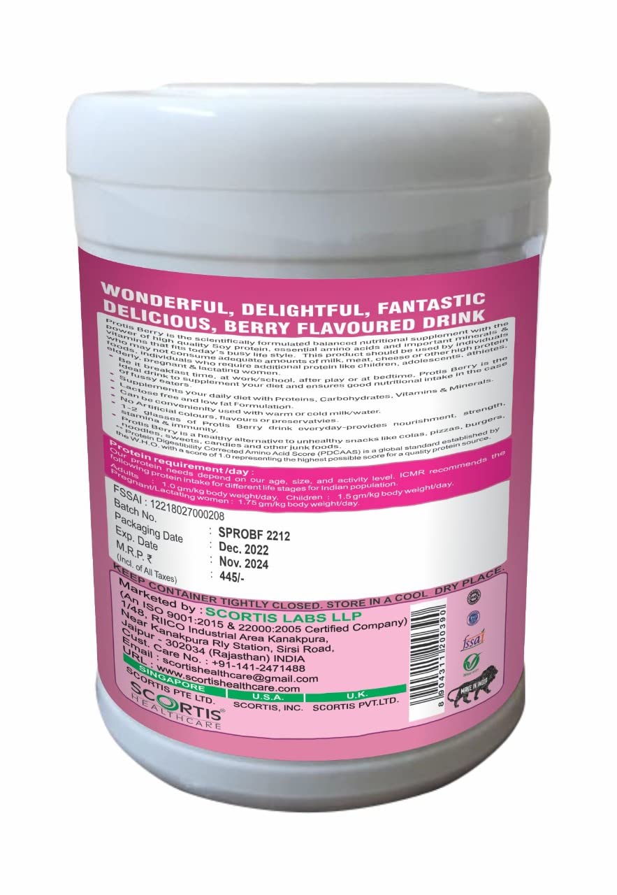 SCORTIS HEALTH CARE Protis-Mixed Berry Protein Supplement 200g