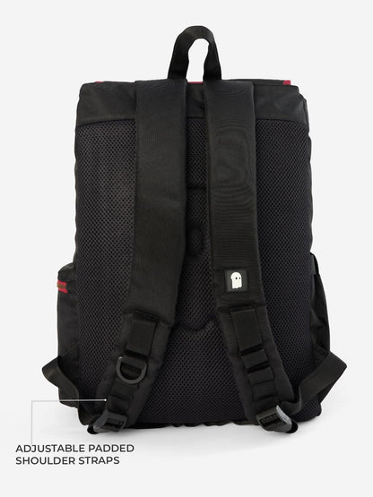The Souled Store Official Deadpool: Ironic Backpack with Laptop Sleeve and Zipper Compartment
