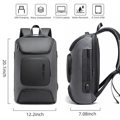 BANGE Laptop Backpack，Business Travelling Backpack with USB Charger Por- image 6
