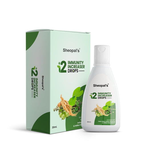 Sheopal’s I2 Immunity Booster Drops (20 ml) – Ayurvedic Blend of Tulsi, Giloy, A