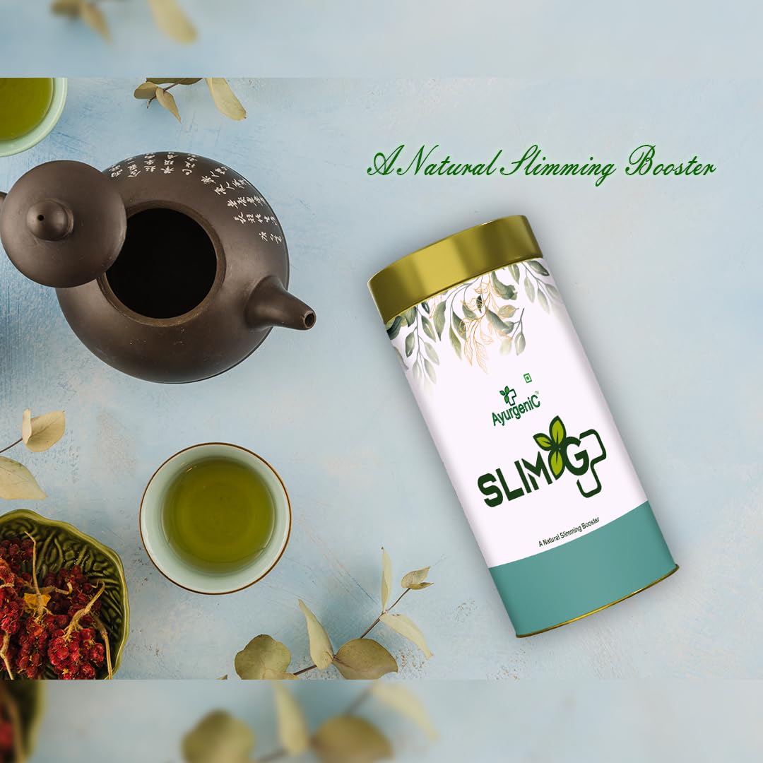 AyurgeniC SlimG Herbal Green Tea 100% Natural