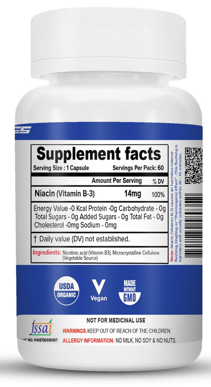 NutriJa Niacin 250 / Vitamin B-3-60 Capsules- image 5