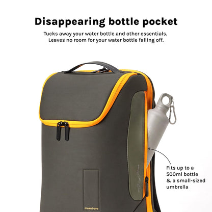 MOKOBARA The Transit Standard Backpack - 30 Litre Premium Nylon 15.6" Laptop Backpack Bag With Luggage Sleeve (Home Grown Sunray)