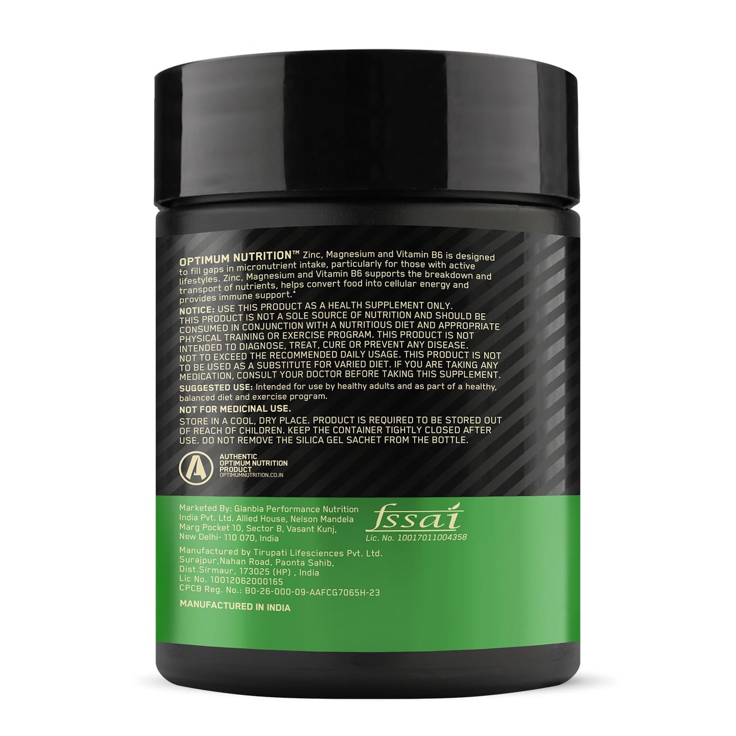 Optimum Nutrition (ON) Zinc Magnesium Aspartate (ZMA) - 60 Capsules, Mu- image 4