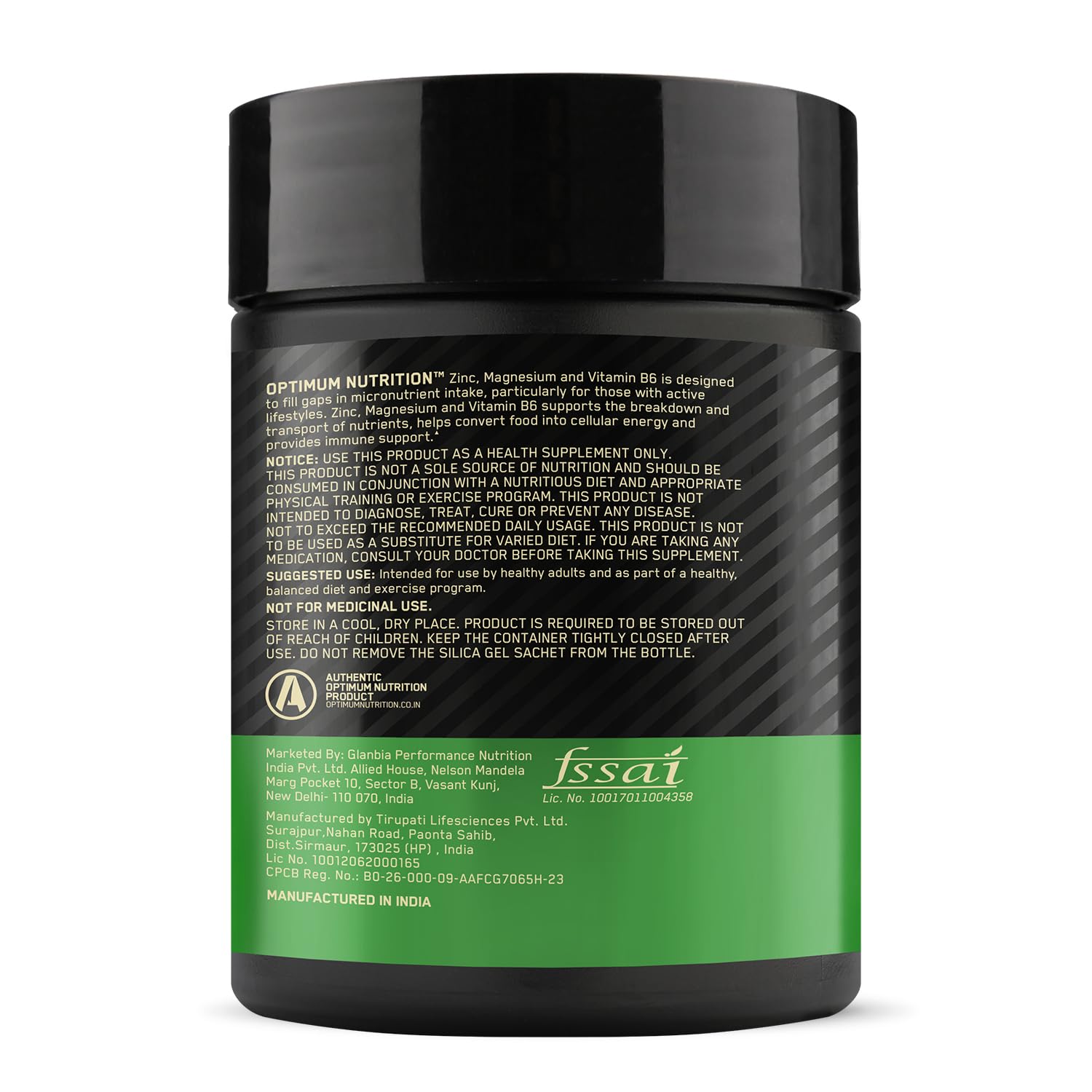 Optimum Nutrition (ON) Zinc Magnesium Aspartate (ZMA) - 60 Capsules, Mu- image 4