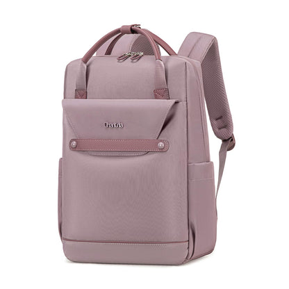 Chantria Casual Backpack for Women Stylish 13L Small Backpack fit 14 inch Laptop Compact Daypack Polyester Multi-pockets for Office Casual and Shopping
