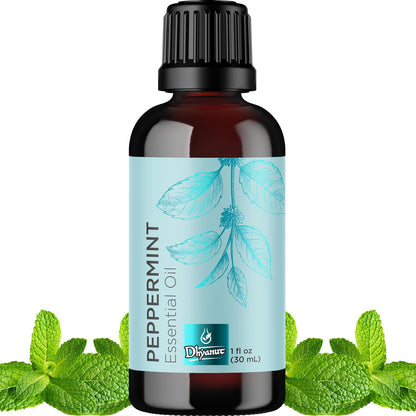 Peppermint Essential Oil |100% Natural, Aromatherapy Scented Essential Oil Singles Pure Peppermint Oil | 30ML