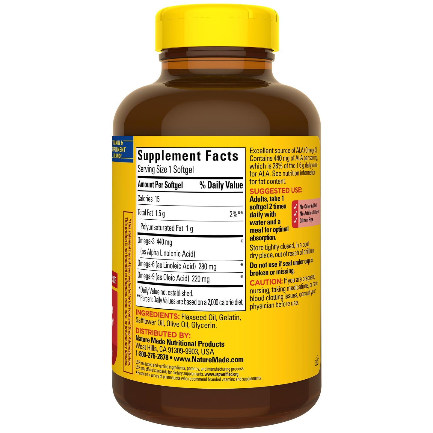 Nature Made Triple Omega 3-6-9, 150 Softgels