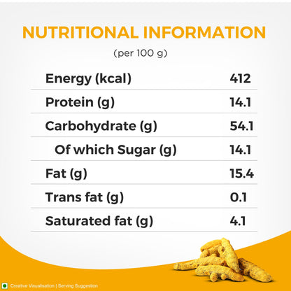 Aashirvaad Turmeric Powder, 100g, Natural Golden Turmeric Powder with No Added Flavours and Colours