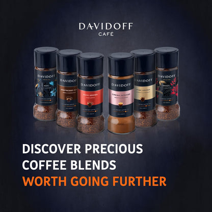 Davidoff Crema Intense Instant Coffee, 100% Arabica, Smooth & Rounded, 90g (From Germany)